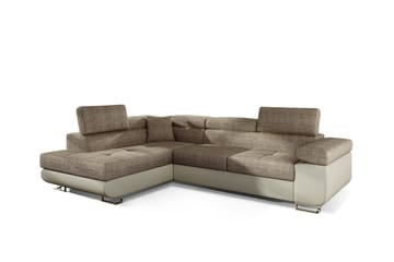 Bobis Bäddsoffa med Schäslong Vänster - Beige - Möbler - Soffa - Bäddsoffa