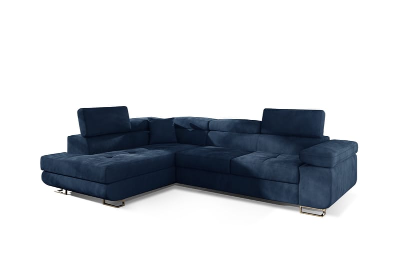 Bobis Bäddsoffa med Schäslong Vänster - Blå - Möbler - Soffa - Bäddsoffa