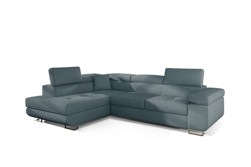 Bobis Bäddsoffa med Schäslong Vänster - Blå - Möbler - Soffa - Bäddsoffa