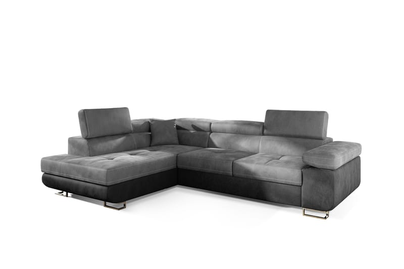 Bobis Bäddsoffa med Schäslong Vänster - Grå - Möbler - Soffa - Bäddsoffa