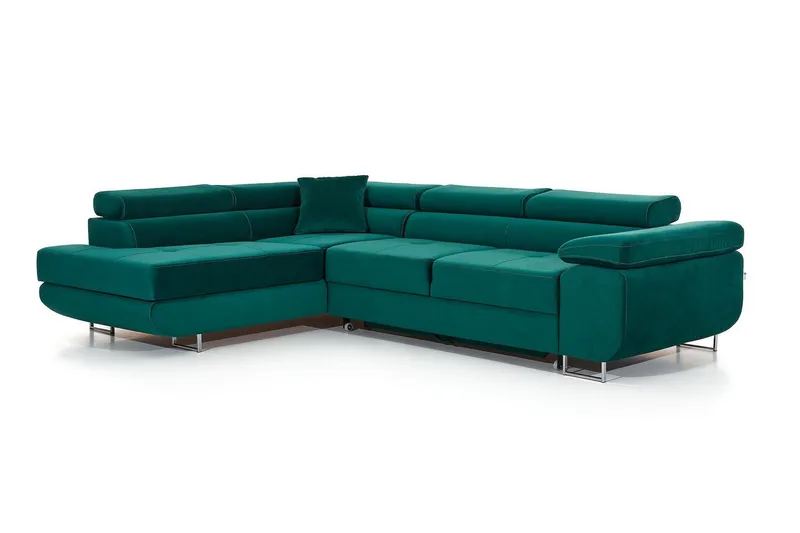 Bobis Bäddsoffa med Schäslong Vänster - Gr ön - Möbler - Soffa - Bäddsoffa