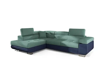 Bobis Bäddsoffa med Schäslong Vänster - Grön/Blå - Möbler - Soffa - Bäddsoffa