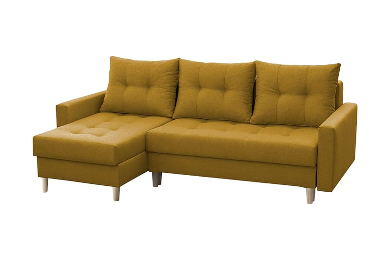 Bodo Divanbäddsoffa 222x140x90 cm - Beige - Bäddsoffa - Bäddsoffa divan