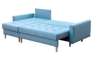 Bodo Divanbäddsoffa 222x140x90 cm - Brun - Möbler - Soffa - Bäddsoffa