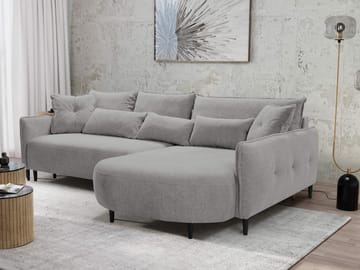 Bornalle 3-sits Bäddsoffa med divan - grå - Möbler - Soffa - Bäddsoffa