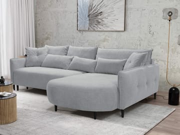 Bornalle 3-sits Bäddsoffa med divan - grå - Möbler - Soffa - Bäddsoffa