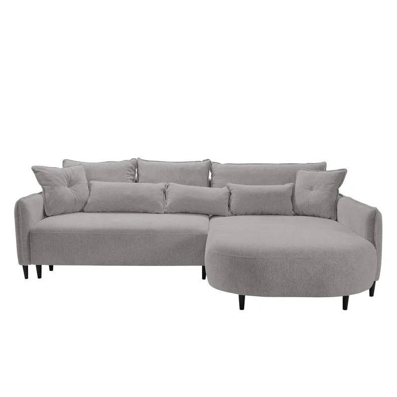 Bornalle 3-sits Bäddsoffa med divan, grå