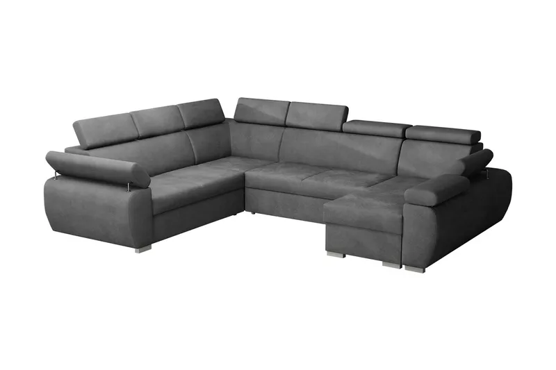 Boston Hörnsoffa Höger, Mörkgrå