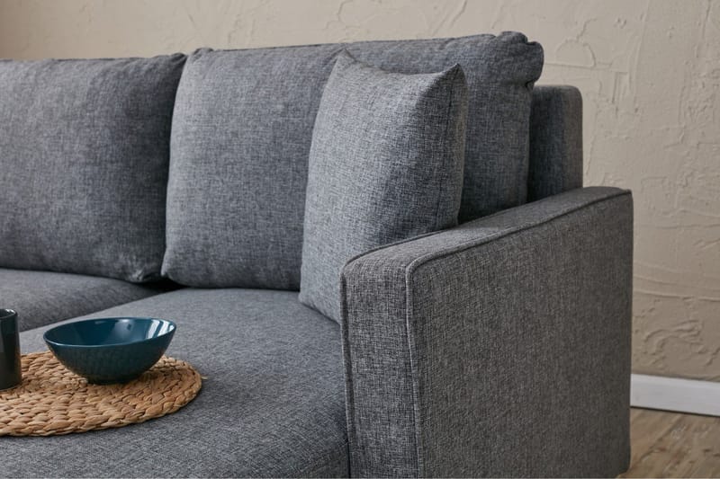 Braneles Bäddsoffa 3-sits - Grå - Möbler - Soffa - Bäddsoffa