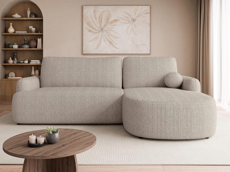 Branrel 3-sits Bäddsoffa med divan och förvaring - Möbler - Soffa - Bäddsoffa