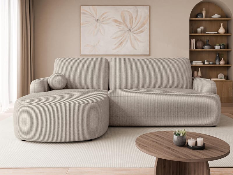 Branrel 3-sits Bäddsoffa med divan och förvaring - Möbler - Soffa - Bäddsoffa