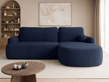 Branrel 3-sits Soffa med divan - blå - Möbler - Soffa - Bäddsoffa