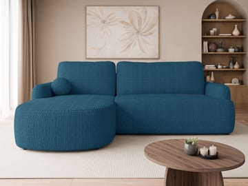 Branrel 3-sits Soffa med divan - blå - Möbler - Soffa - Bäddsoffa - Bäddsoffa divan