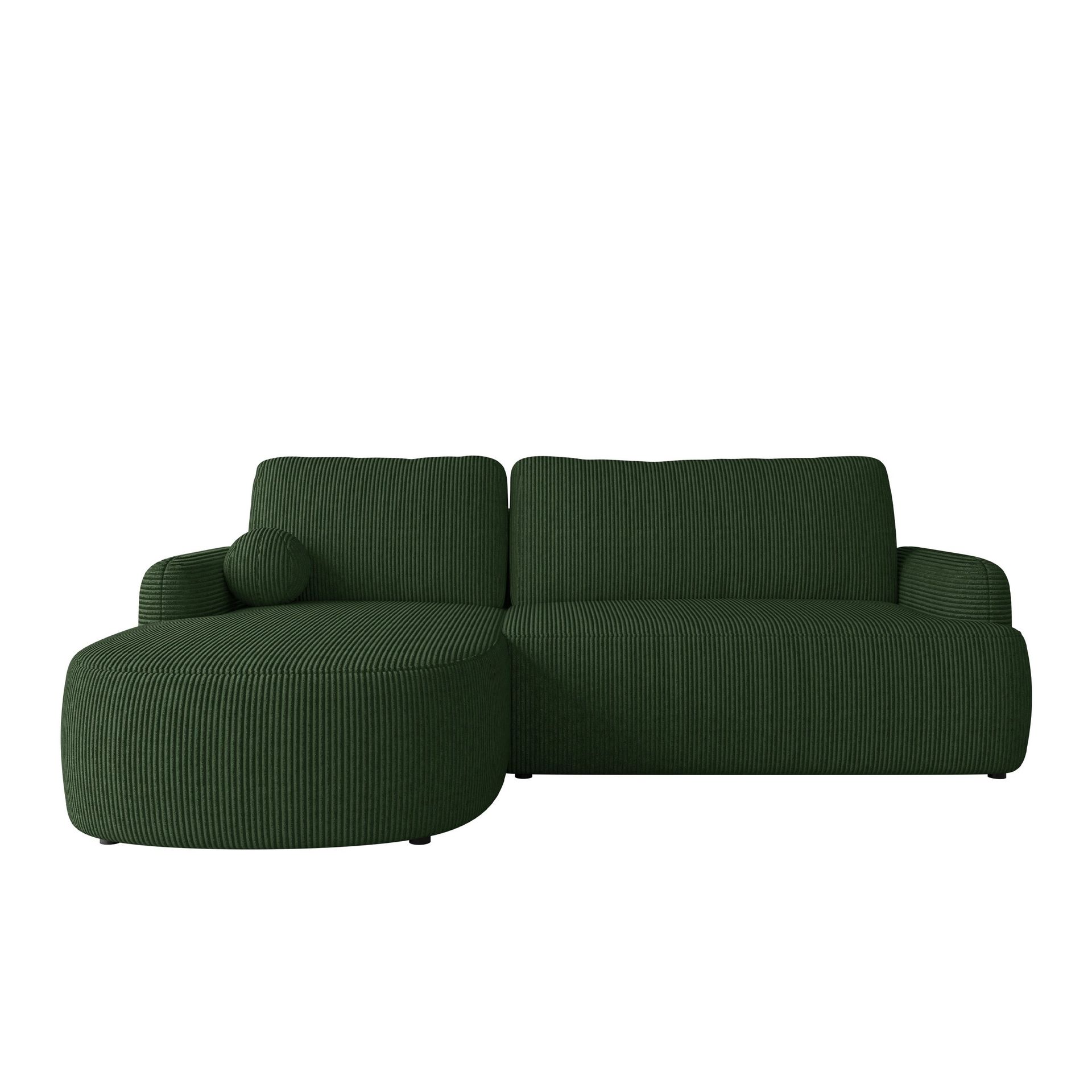 Branrel 3-sits Soffa med divan grön - Möbler - Trademax
