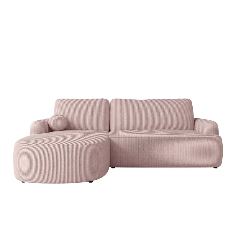 Branrel 3-sits Soffa med divan - rosa - Möbler - Soffa - Bäddsoffa