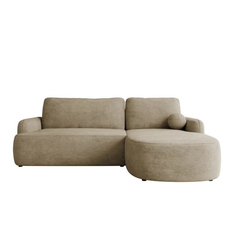 Branrel 4-sits Bäddsoffa med Divan Höger, Beige