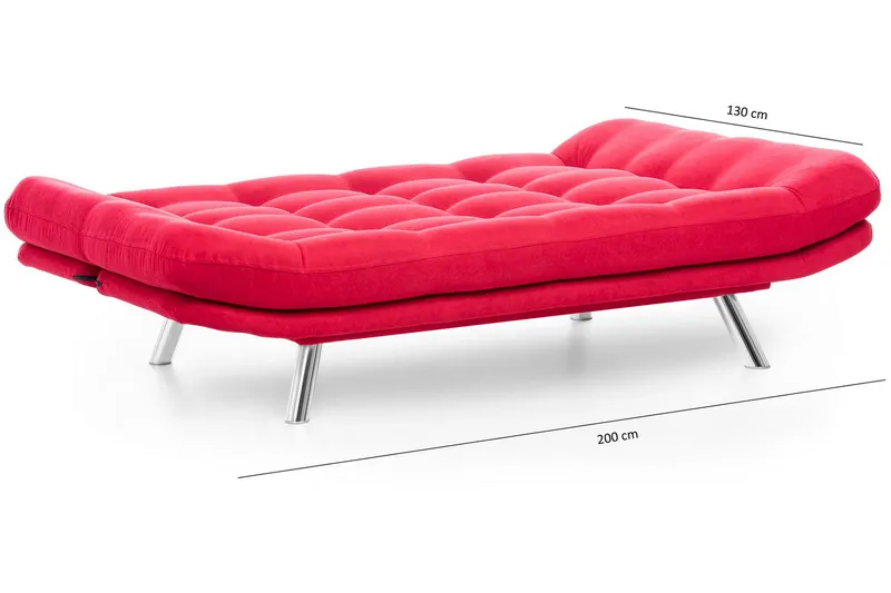 Breana Bäddsoffa 3-sits - Röd - Möbler - Soffa - Bäddsoffa