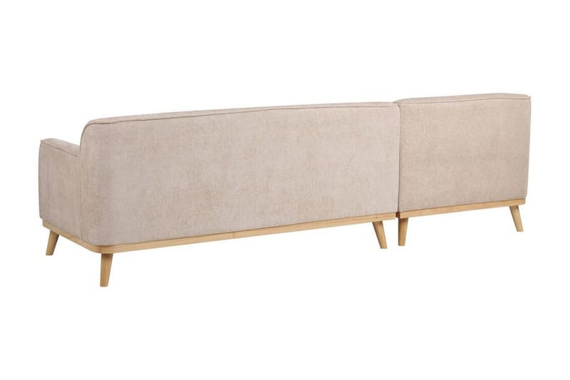 Bree Hörnsoffa 3-sits - Beige/Ljust trä - Möbler - Soffa - Bäddsoffa