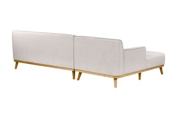 Bree Hörnsoffa 3-sits - Grå/Ljust trä - Möbler - Soffa - Bäddsoffa