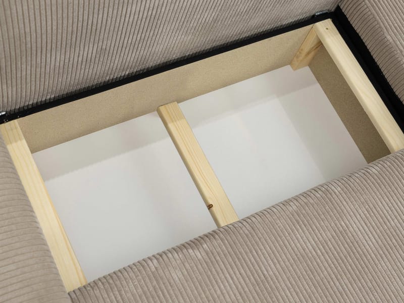 Brenor 3-sits Bäddsoffa med divan Vänstervänd - mörkbrun - Möbler - Soffa - Bäddsoffa