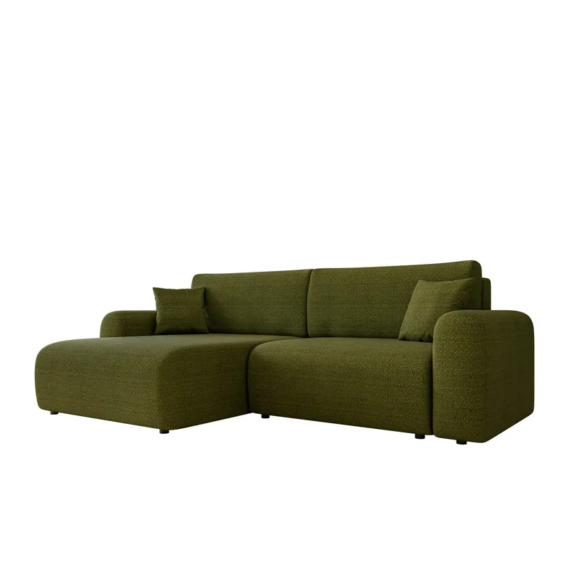 Brenor Bäddsoffa med Divan 3-sits - Grön - Möbler - Soffa - Bäddsoffa