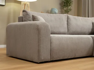 Brenor Bäddsoffa med Divan 3-sits - Ljusgrå - Möbler - Soffa - Bäddsoffa
