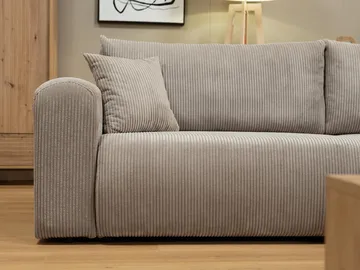 Brenor Bäddsoffa med Divan 3-sits - Ljusgrå - Möbler - Soffa - Bäddsoffa