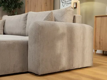 Brenor Bäddsoffa med Divan 3-sits - Ljusgrå - Möbler - Soffa - Bäddsoffa