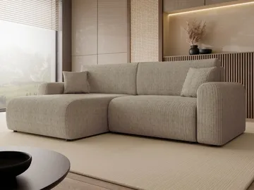 Brenor Bäddsoffa med Divan 3-sits - Mörkbeige - Möbler - Soffa - Bäddsoffa