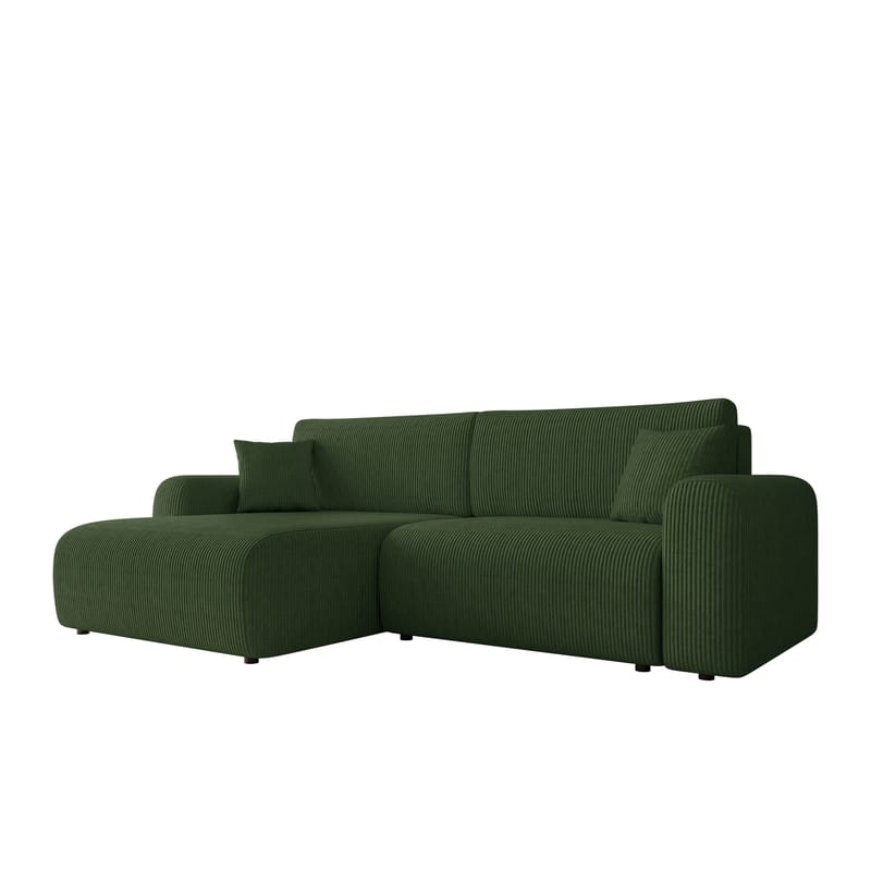 Brenor Bäddsoffa med Divan 3-sits - Mörkgrön - Möbler - Soffa - Bäddsoffa