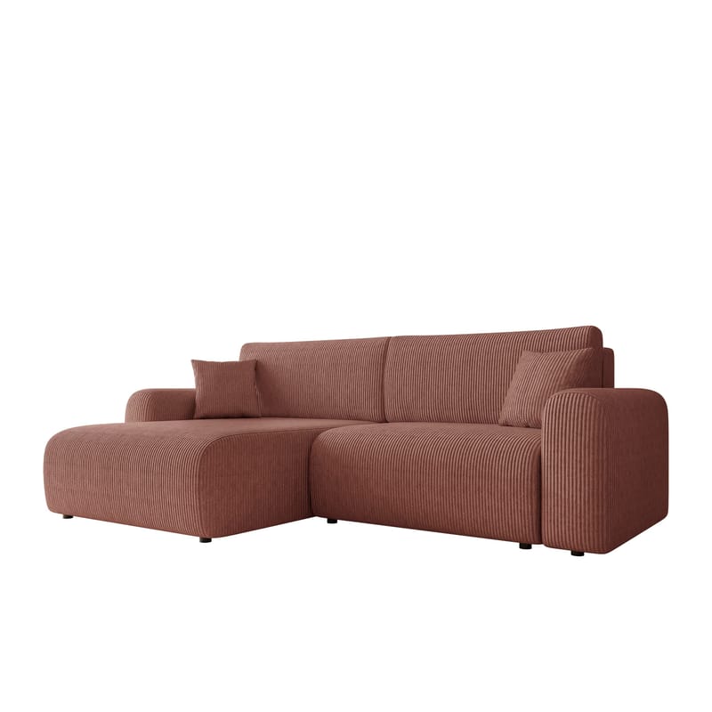 Brenor Bäddsoffa med Divan 3-sits - Röd - Möbler - Soffa - Bäddsoffa