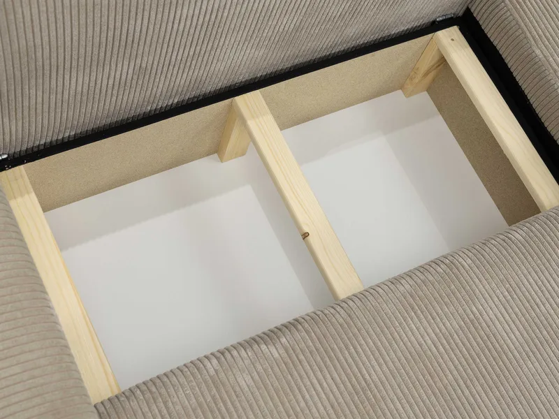 Brenor Bäddsoffa med Divan 3-sits - Röd - Möbler - Soffa - Bäddsoffa