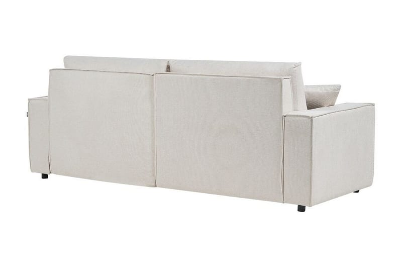 Brian 3-sits Högervänd Hörnbäddsoffa med Divan i Textil - Beige - Möbler - Soffa - Bäddsoffa