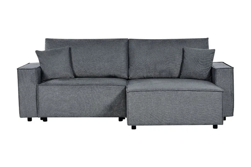 Brian 3-sits Högervänd Hörnbäddsoffa med Divan i Tyg, Grå