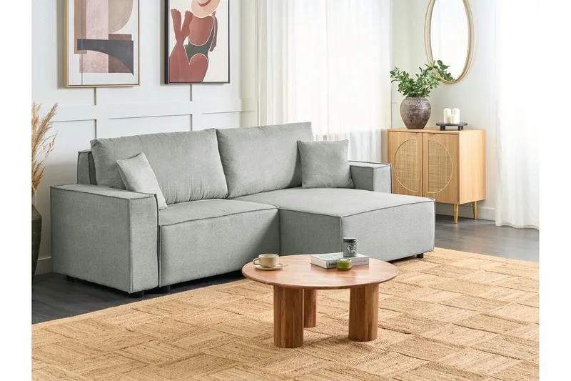 Brian Hörnbäddsoffa 3-sits - Grå - Möbler - Soffa - Bäddsoffa