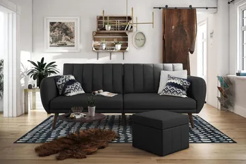 Brittany Bäddsoffa Mörkgrå - Novogratz - Möbler - Soffa - Bäddsoffa