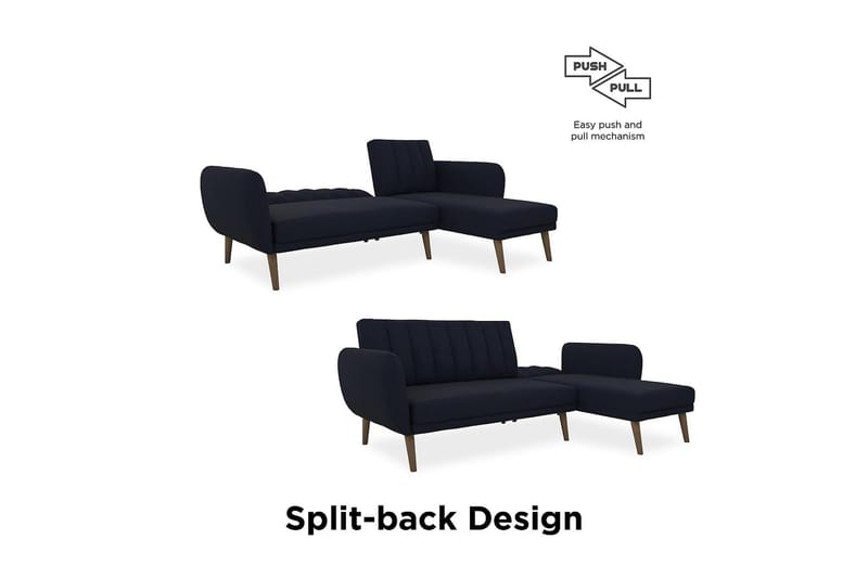 Brittany Divanbäddsoffa Marinblå - Novogratz - Möbler - Soffa - Bäddsoffa