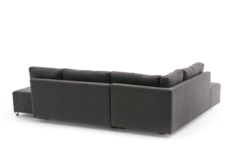 Brunei Bäddsoffa med Schäslong Vänster - Antracit/Svart - Möbler - Soffa - Bäddsoffa