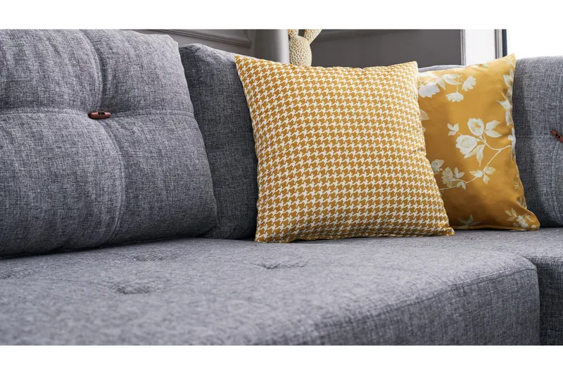 Brunei Hörnbäddsoffa Höger - Grå - Möbler - Soffa - Bäddsoffa