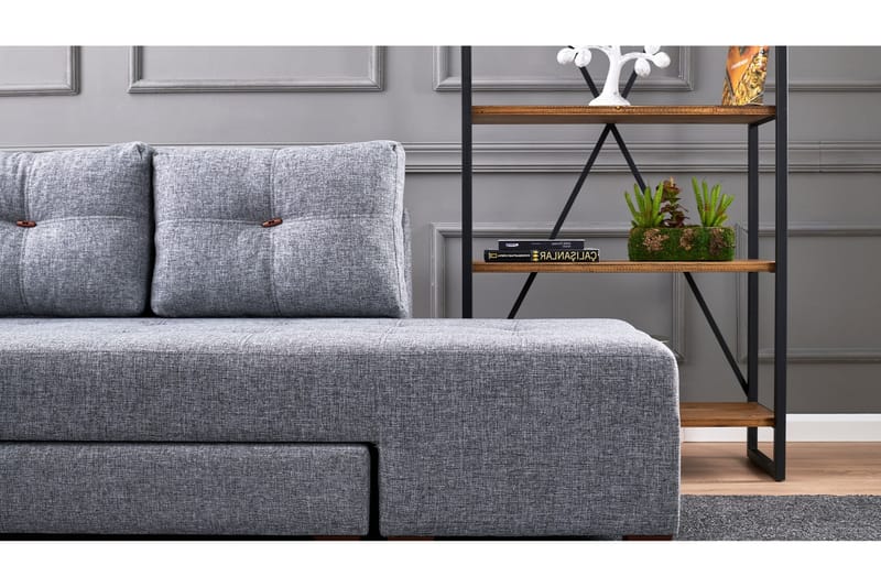 Brunei Hörnbäddsoffa Vänster - Grå - Möbler - Soffa - Bäddsoffa