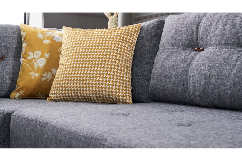Brunei Hörnbäddsoffa Vänster - Grå - Möbler - Soffa - Bäddsoffa