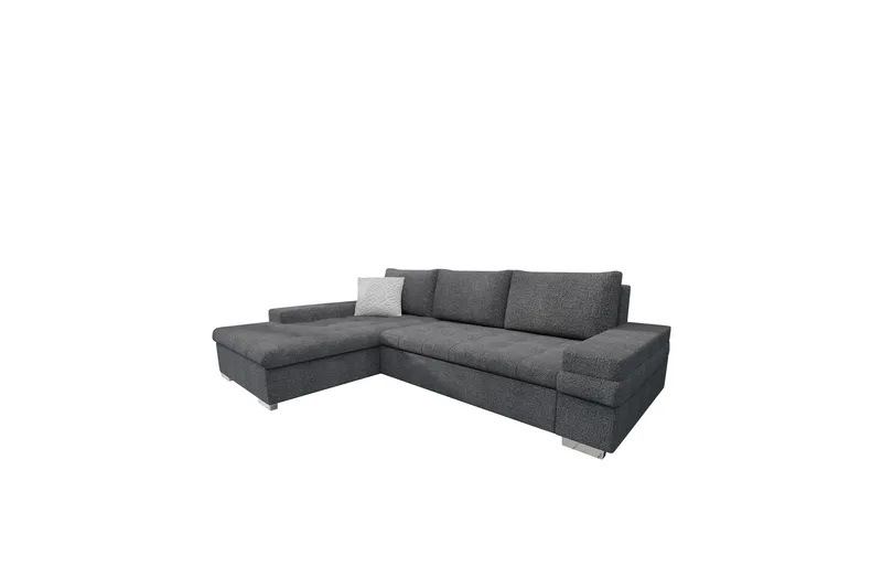 Bunty Bäddsoffa med Divan 3-sits, Mörkgrå/Ljusgrå