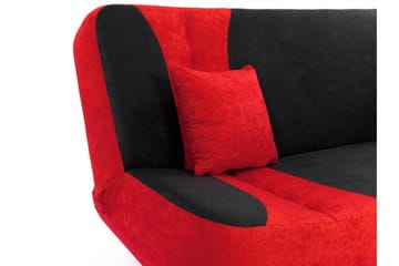 Burralla 3-sits Rektangulär Längsbäddad Bäddsoffa 118x184 cm med Förvaring i Tyg - Grå - Möbler - Soffa - Bäddsoffa