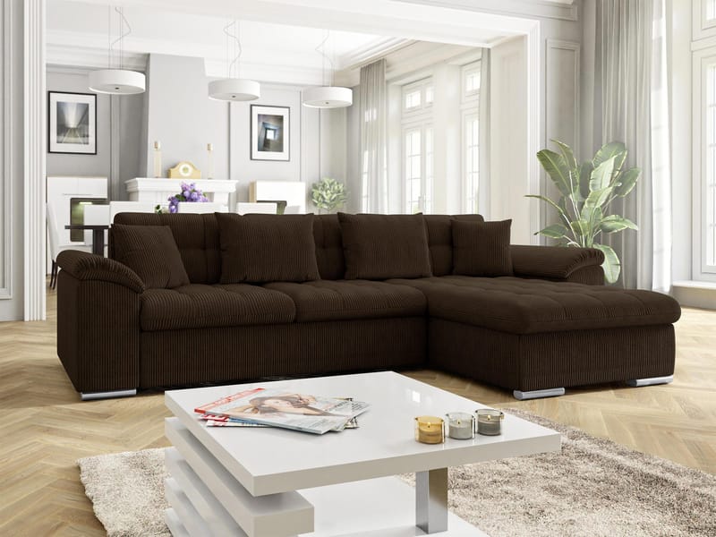 Camior 3-sits Bäddsoffa med divan och förvaring - Möbler - Soffa - Bäddsoffa