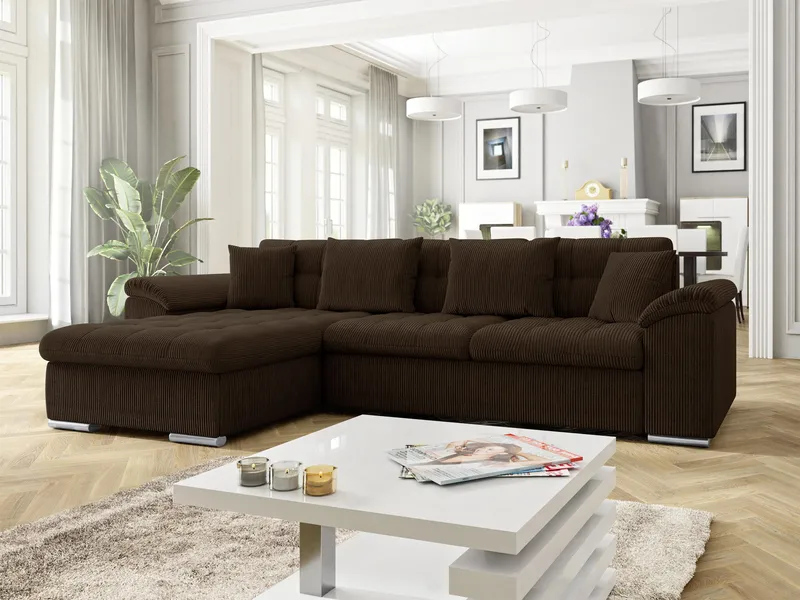 Camior 3-sits Bäddsoffa med divan och förvaring - Möbler - Soffa - Bäddsoffa