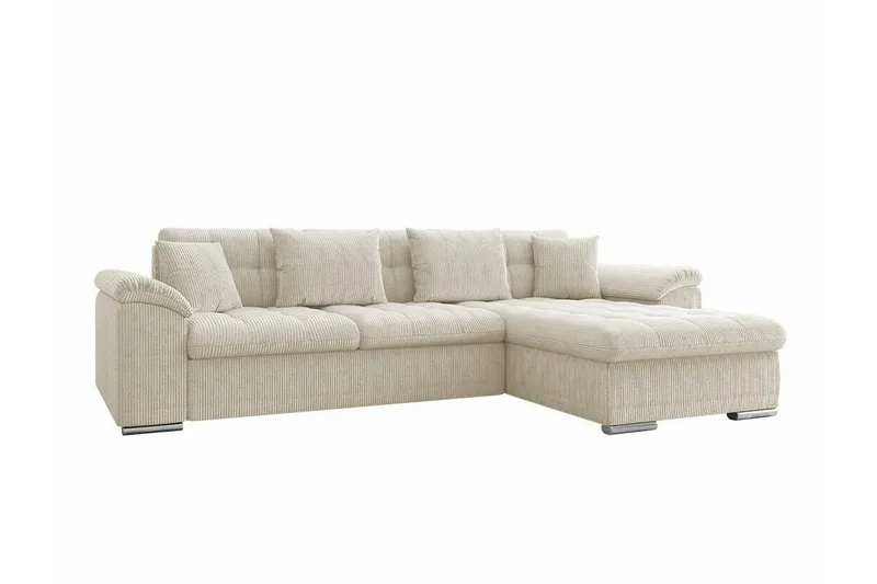 Camior 3-sits Hörnbäddsoffa beige, undefined