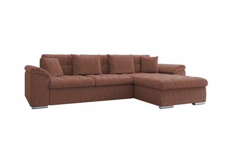 Camior 3-sits Hörnbäddsoffa NO_BRAND Brown, undefined