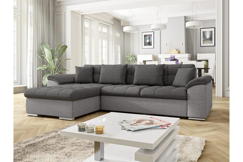 Camior 4-sits Bäddsoffa - Grå - Möbler - Soffa - Bäddsoffa