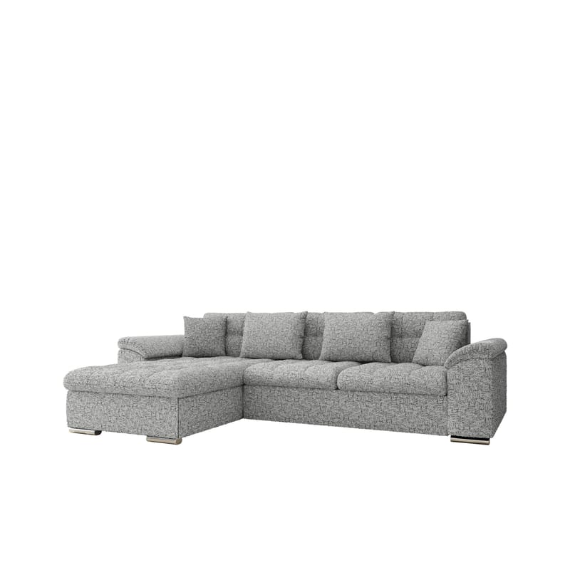 Camior 4-sits Bäddsoffa med divan Vänstervänd, Grå