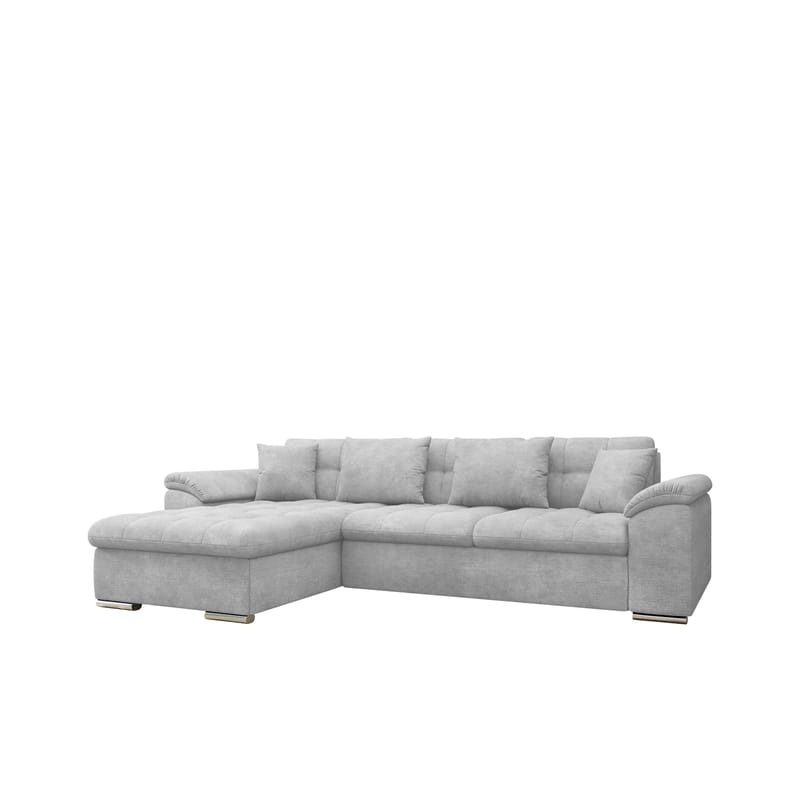 Camior 4-sits Bäddsoffa med divan Vänstervänd, grå